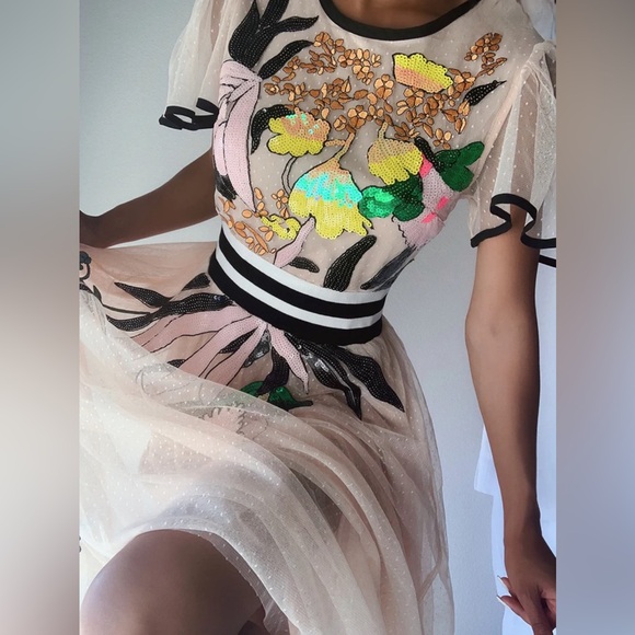 ZCRAVE NYC Boutique ‘Natia’ Midi Dress. Gorgeous and flattering for all shapes.L - Picture 4 of 14